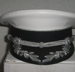 Gorra Visera bordada plata